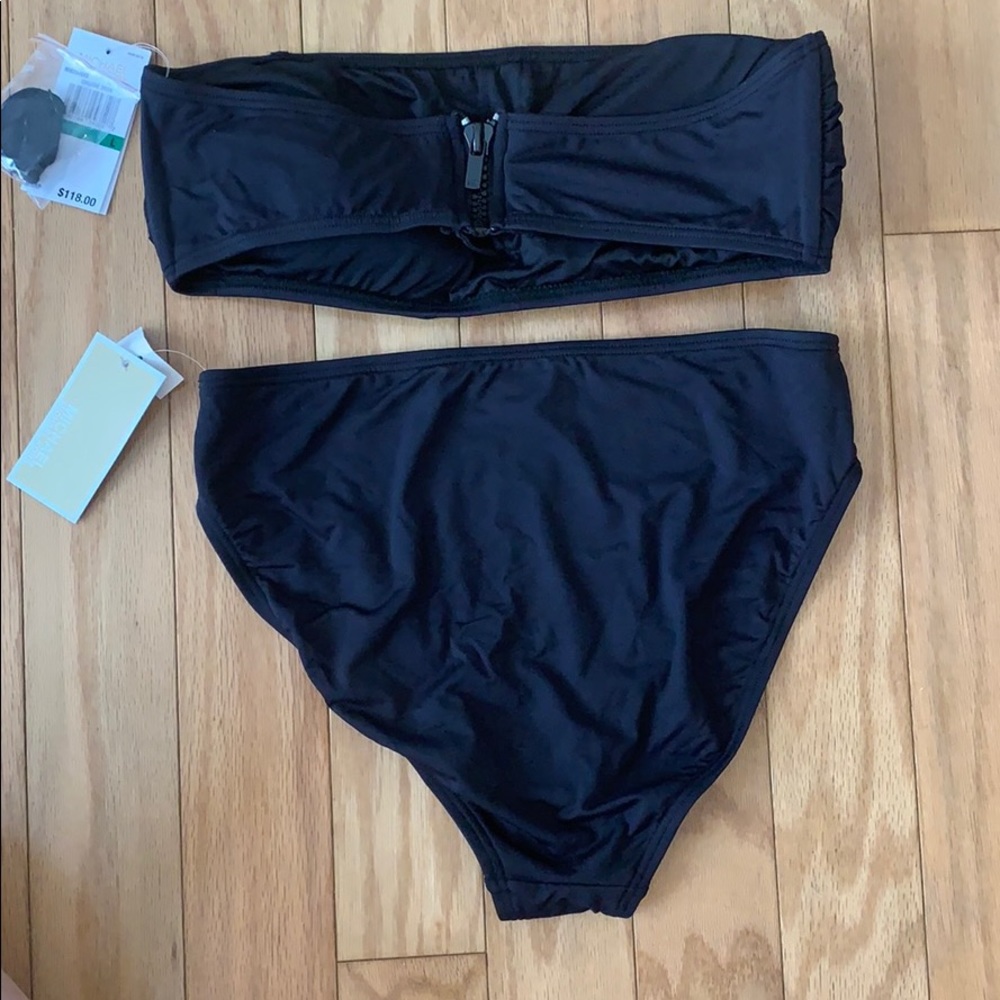 Michael Kors 2 Piece Black Swimsuit NEW